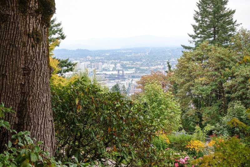 20150828_164250 RX100M4.jpg - View from Pittock Mansion. The Pittock Mansion is a French Renaissance-style "château" in the West Hills of Portland, Oregon, USA, originally built as a private home for The Oregonian publisher Henry Pittock and his wife, Georgiana